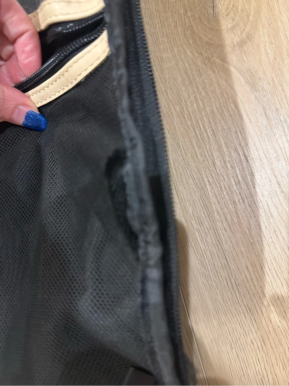 Black beis backpack
